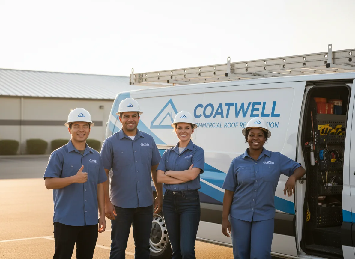 Commercial roof coating company in Rosie, AR